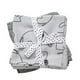 thumbnail image 1 of Pack 2ú.Muselinas 70x70cm Contour Gris, 1 of 2