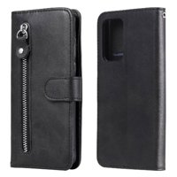 Gangxun - Funda Con Cremallera Para Samsung Galaxy A52S 5G, Carcasa Cartera De Cuero Pu Con Soporte Y Tarjetero