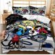 thumbnail image 5 of Graffiti Quilt Duvet Cover, Duna Bedding Set, 3-Piece Bedding Set (1 Duvet Cover + 2 Pillow Shams), 5 of 5