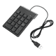 thumbnail image 1 of Mini teclado numérico usb notebook negro, 1 of 3