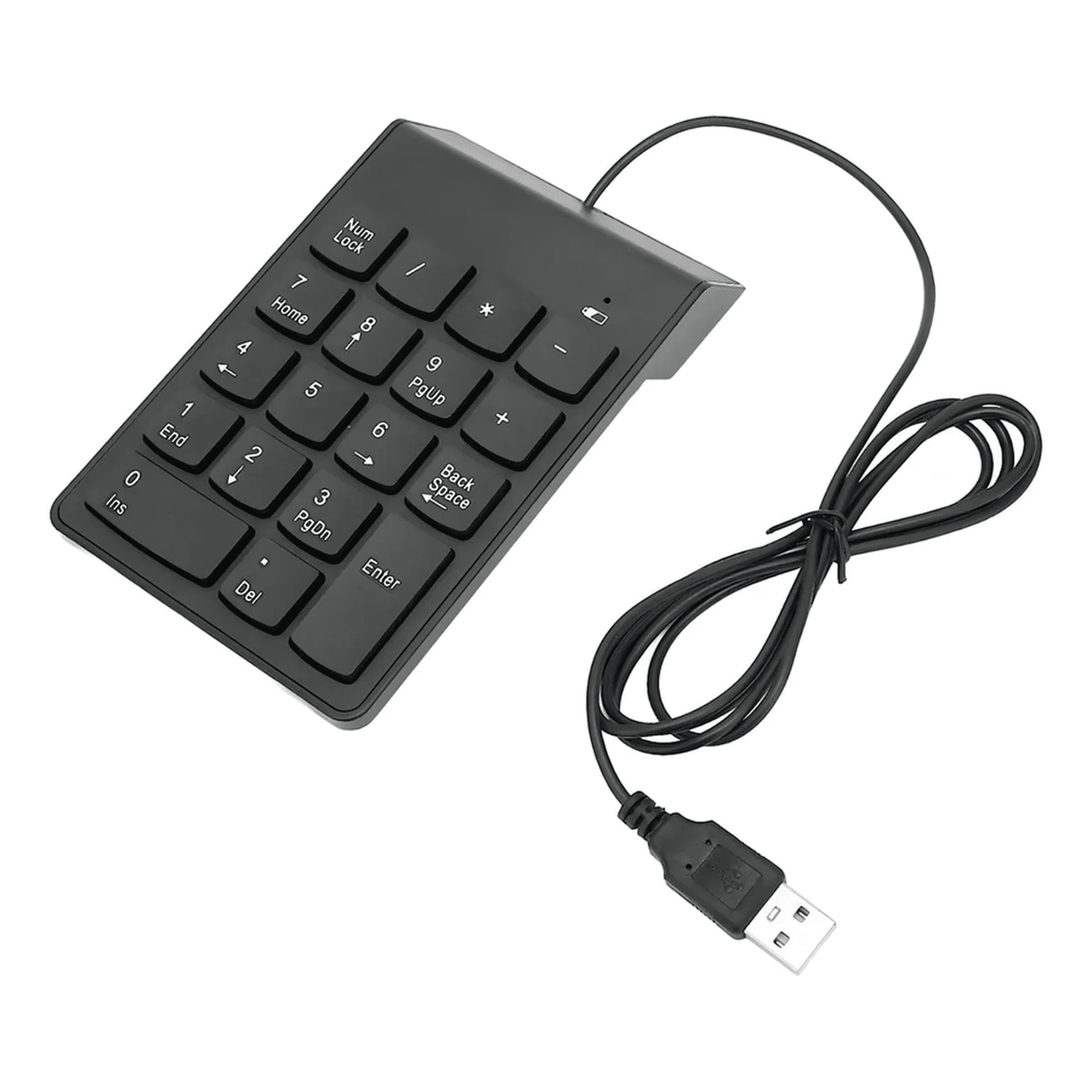 Genérico - Mini Teclado Numérico Usb Notebook Negro