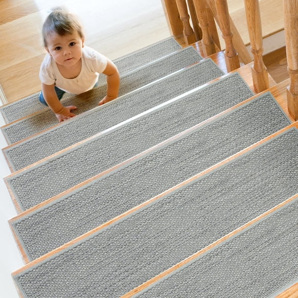 Peldaños Antideslizantes Para Escalones De Madera 8 X 30 Pulgadas Paquete De 4