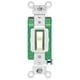 thumbnail image 1 of Interruptor bipolar Leviton de 30 amperios, 120/277 V, color marfil, 1 of 2