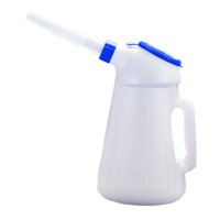 Magideal - Jarguía De Medición De Petróleo Universal Resistente A Las Fugas Resistentes Con Tapa, Dispensador De Aceite Automotriz Para Vehículo Automotriz Domés 2L