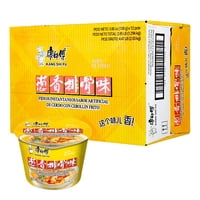Fideo Instantaneo Kang Shi Fu Sabor Artificial De Cerdo Con Cebollín Frito 108G*12 Potes