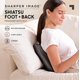 thumbnail image 2 of Masajeador Shiatsu Sharper Image para pies y espalda con calor y funda lavable, 2 of 7