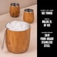 thumbnail image 3 of Cubitera S'well de acero inoxidable, 2 litros, acabado en madera de teca con pinzas, 3 of 6
