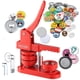 thumbnail image 1 of Máquina para hacer pines nice2have, kit de 2.25" color rojo, 1 of 9