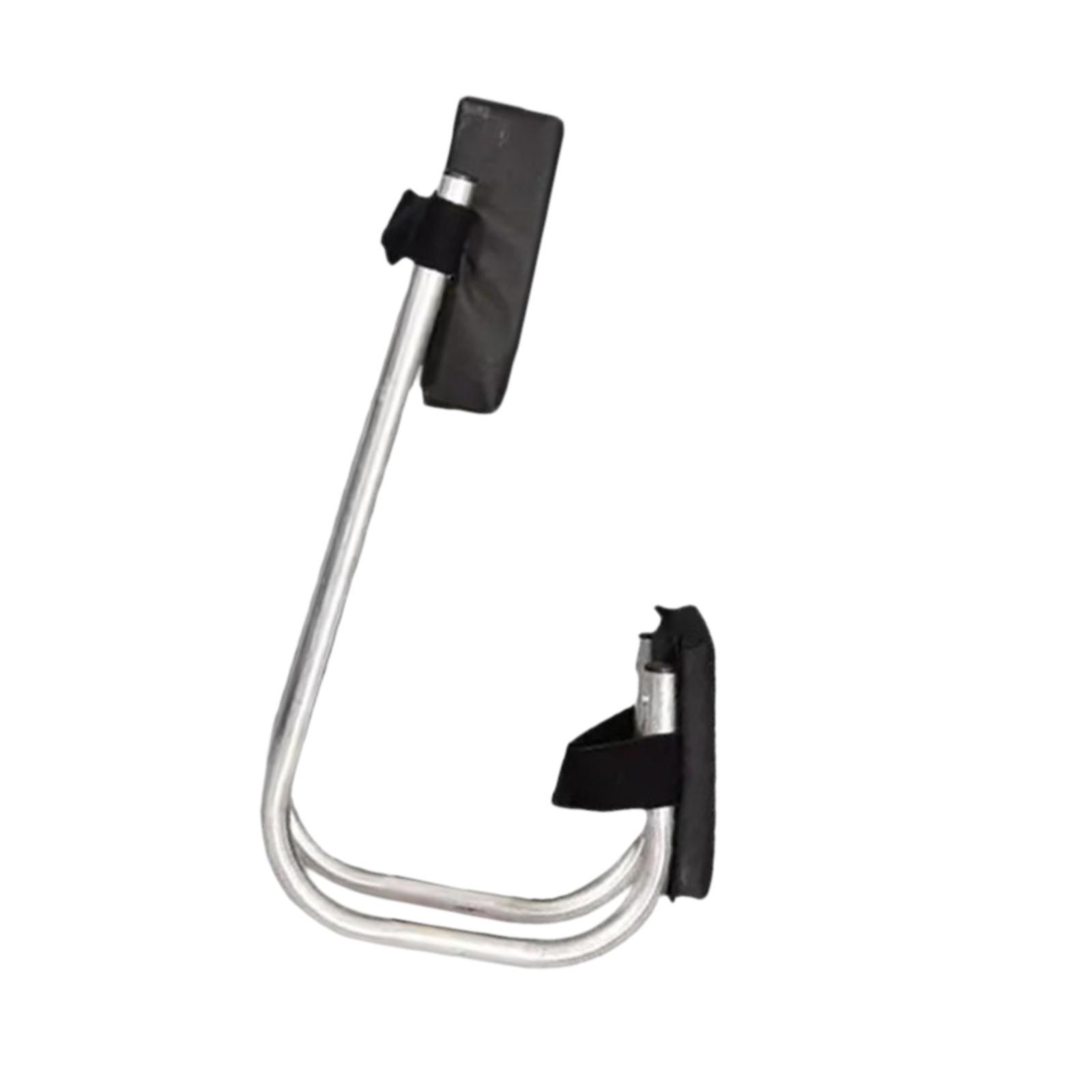 Magideal - Asiento Para Rodillas Para Jardinería Taburete De Jardín Cómodo Dispositivo Ajustable Con Correas De Protección Para Rodillas Portátil Material Tubo Negro