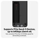 thumbnail image 3 of Carcasa SSD HyperDrive Next USB4 NVMe de 80 Gbps para Windows y macOS, 3 of 9
