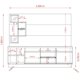 thumbnail image 4 of Estante Home Heitor Titanio Carvalho, 4 of 4