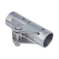 Xusx111 - Conector De Tubo De Acoplamiento Giratorio Plegable De Acero Inoxidable De Barco Marino De 25 Mm