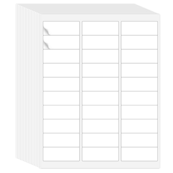 Etiquetas de dirección L LIKED 2,5 x 6,4 cm 3000 etiquetas 100 hojas