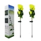 thumbnail image 2 of Set 2 Flor Foco Solar Led Rosa 80 Cm Luz Blanca, 2 of 3