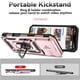 thumbnail image 2 of Estuche GANGXUN para iPhone 16 Pro, soporte giratorio 360°, estilo mecánico y magnético, 2 of 5