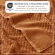 thumbnail image 2 of Juego de 6 toallas Great Bay Home color cobre con tejido waffle, 2 of 7