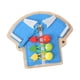 thumbnail image 2 of Piezas De Tablero Ocupado, Juguete De Viaje Multifuncional, Juguete Montessori Para Niños, Ropa Azul Preescolar, 2 of 5