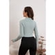 thumbnail image 2 of Poleron Deportivo Mujer Corto Elasticado Corte Entallado Cierre 7016, 2 of 3