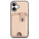thumbnail image 2 of Funda Billetera Tejida para iPhone 16 Plus con Soporte y Tarjetero Beige, 2 of 4