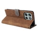 thumbnail image 3 of Funda Billetera para Motorola Moto G66Y 5G con Soporte - Cartera de Cuero con Ranuras Marrón, 3 of 5