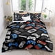 thumbnail image 1 of Game Playstation Gamer Quilt Duvet Cover Set Kids Soft Bedroom Decor 3-Piece Bedding Set, 1 of 4