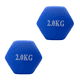 thumbnail image 2 of Par de Mancuernas hexagonales de neopreno 2kg c/u Total 4kg, 2 of 2