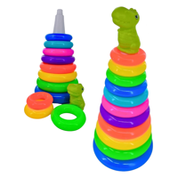 Genérico - Juego De Emboque De Aros 12Pcs (Categoría: 0 Meses A 3 Años)