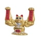 thumbnail image 3 of Estatuilla De Gato De La Suerte Escultura Estatua De Animal Divertido Feng Shui Para Estante De Casa Aureate, 3 of 5