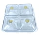 thumbnail image 3 of Bandeja Para Servir Aperitivos Blanco 4 Rejillas, 3 of 3