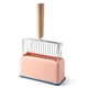 thumbnail image 1 of Pala de metal para arena de gatos con soporte, recogedor de excrementos de gatito de tamizado rápido, soporte para caja de arena de gatos, 1 of 6