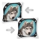 thumbnail image 2 of Husky Siberiano Fundas de almohada de terciopelo con tema, regalos de funda de almohada, decoración para el hogar, cojín de lanzar, regalo de cumpleaños para fans y parejas.50*50cm., 2 of 6