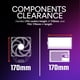 thumbnail image 5 of Estuche para PC Cooler Master Elite 502 ATX de alto flujo de aire con vidrio templado, 5 of 9