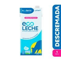 Leche Descremada De Vacas Libre Pastoreo 1 L Ecoterra