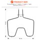 thumbnail image 4 of Elemento de horneado Beaquicy WB44K5012 46 cm 240 V, 4 of 6