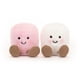 thumbnail image 3 of Peluches Jellycat Malvaviscos Rosas y Blancos Amuseables, 3 of 3