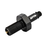 Ioensy - Adaptador De Válvula De Aire Para Amortiguador Trasero De Bicicleta, Repuesto De Bicicleta De Montaña, Color Negro