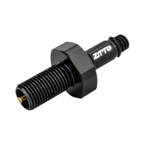 Ioensy - Adaptador De Válvula De Aire Para Amortiguador Trasero De Bicicleta, Repuesto De Bicicleta De Montaña, Color Negro