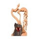 thumbnail image 3 of Estatuilla De Estatua De Beso De Madera De Pino Hecha A Mano Decoración Interior Delicada Romántica, 3 of 3