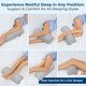 thumbnail image 3 of Almohada De Rodilla Para Dormir Boca Arriba Con Funda De Refrigeración, 3 of 6