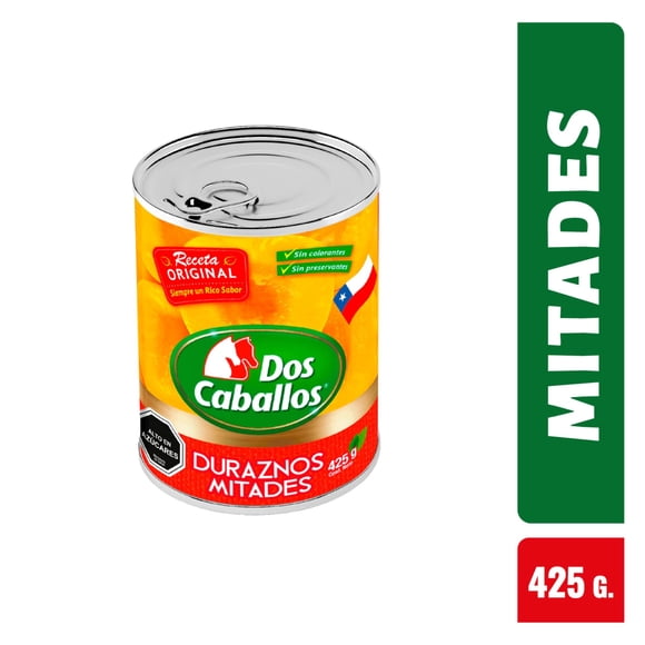 Durazno en mitades, Drenado 250 g - Neto 425 g