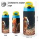 thumbnail image 2 of Cobaya Botella de Agua con Tapa Pop Top de Un Toque, Acero Inoxidable, a Prueba de Fugas, para Deportes, Botella Infantil azul 12 oz, 2 of 6