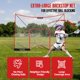 thumbnail image 4 of Red de contención para lacrosse ZEALFEEL 4.3 x 3 m con poste de fibra de vidrio de 14 mm, 4 of 8