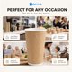 thumbnail image 4 of Vaso desechable NYHI 284 ml de papel kraft ondulado - Pack de 150, 4 of 8