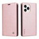 thumbnail image 4 of Funda Billetera de Cuero para iPhone 14 Pro Max con Tarjetero y Soporte - Tapa Magnética Rosa, 4 of 6