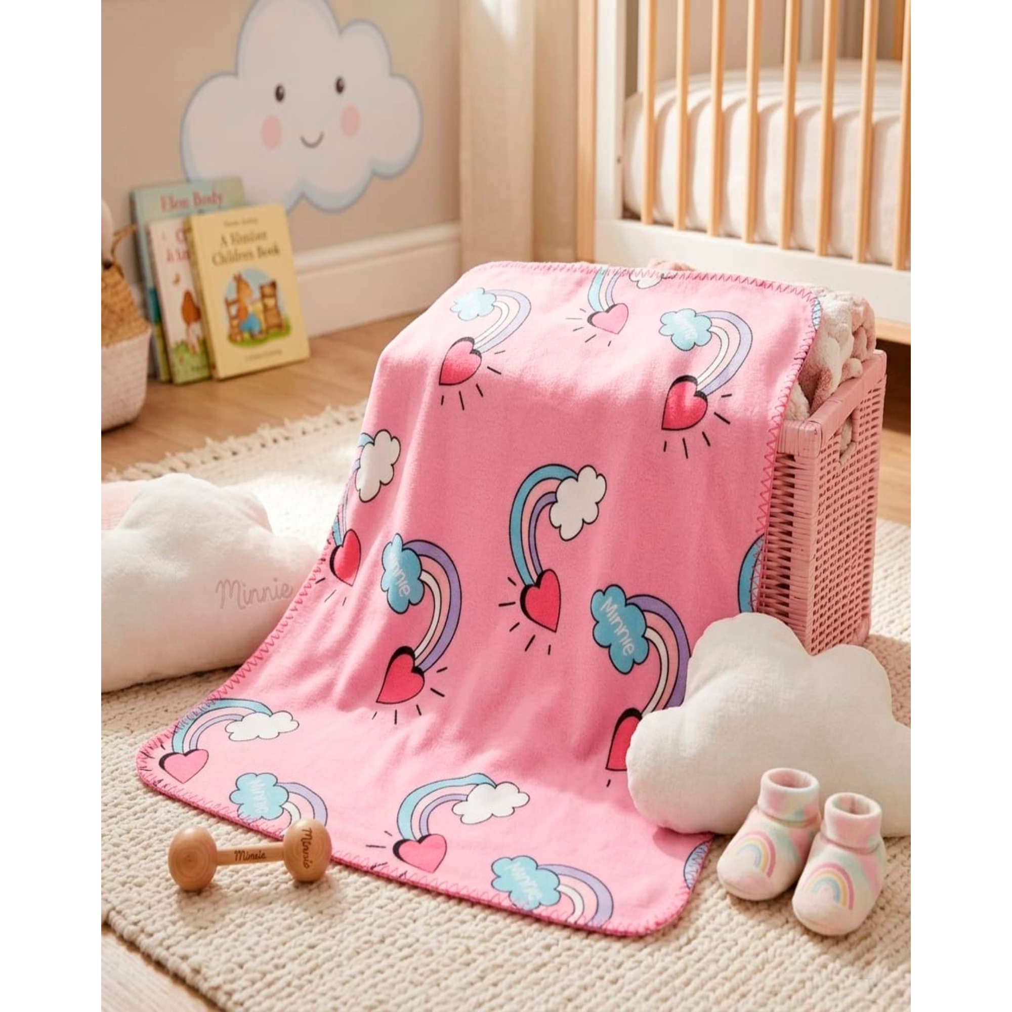 Mylhogar - Manta Infantil Ligera Para Siestas De 127x152cm De Minney