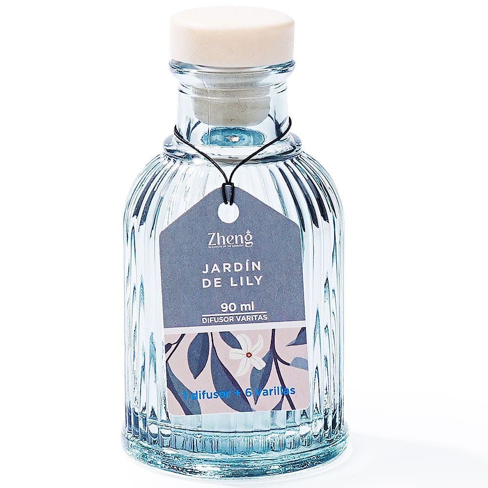 Difusores De Varillas Zheng Jardi Serie 90ml Aromas Ambienta Jardín De Lily Aromatizador