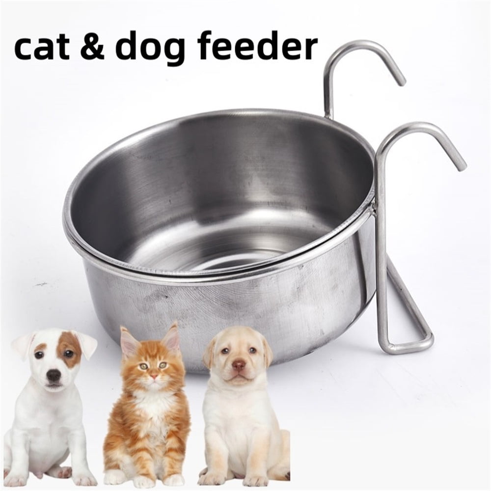 Xusx111 - Juguetes De Aves De La Taza Del Gancho De Acero Inoxidable Líquido Agua Comida Paparo Paparo Gris Africano, Suspensión De La Taza De Agua (s)