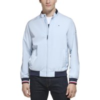 Chaqueta Tommy Hilfiger, Ligera, De Punto Acanalado, Azul