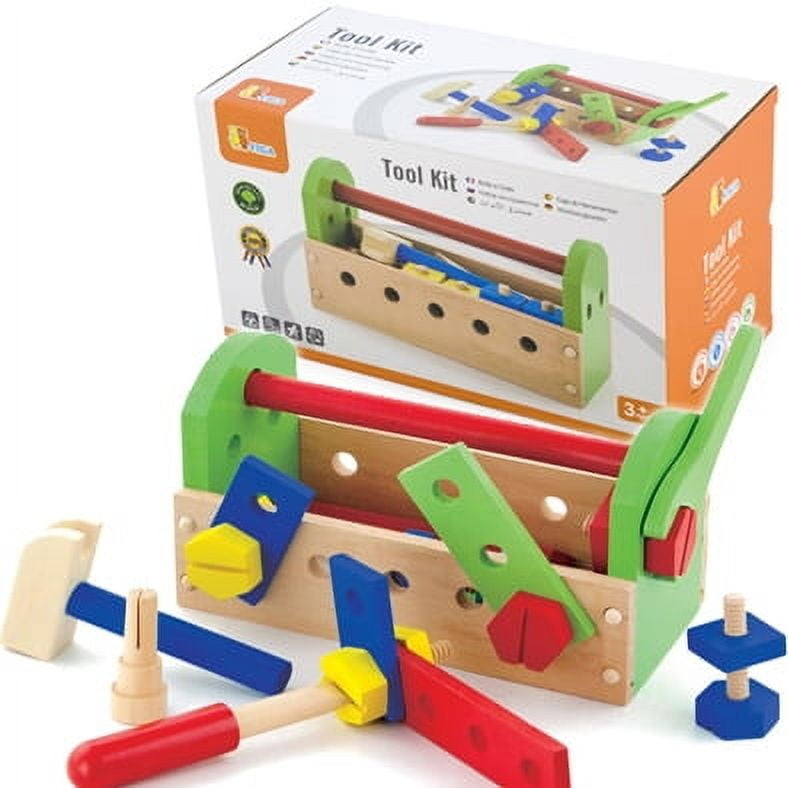 Viga Toys - Juguete Madera Lustrin De Herramientas