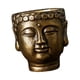 thumbnail image 1 of Cemento Buddha Cabeza Flor Estatua Bonsai Florero De Flor Para El Patio De Interior Bronce De Regalo, 1 of 5